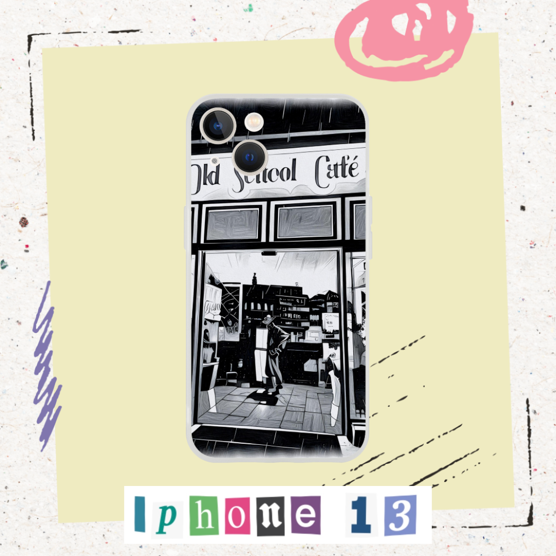 Coque Iphone "Old School Café" - L'Esprit Rétro Gourmand