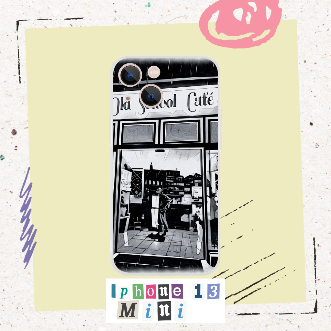 Coque Iphone "Old School Café" - L'Esprit Rétro Gourmand