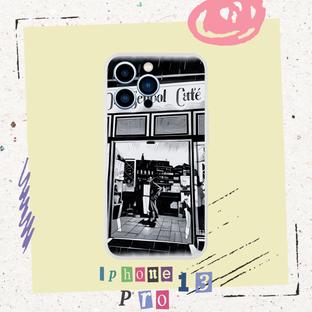 Coque Iphone "Old School Café" - L'Esprit Rétro Gourmand