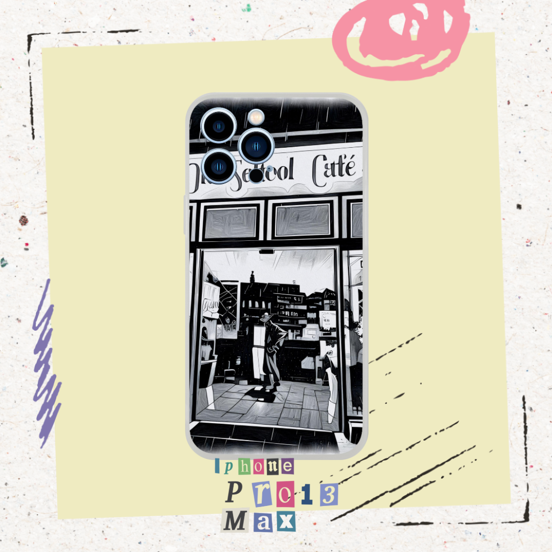 Coque Iphone "Old School Café" - L'Esprit Rétro Gourmand