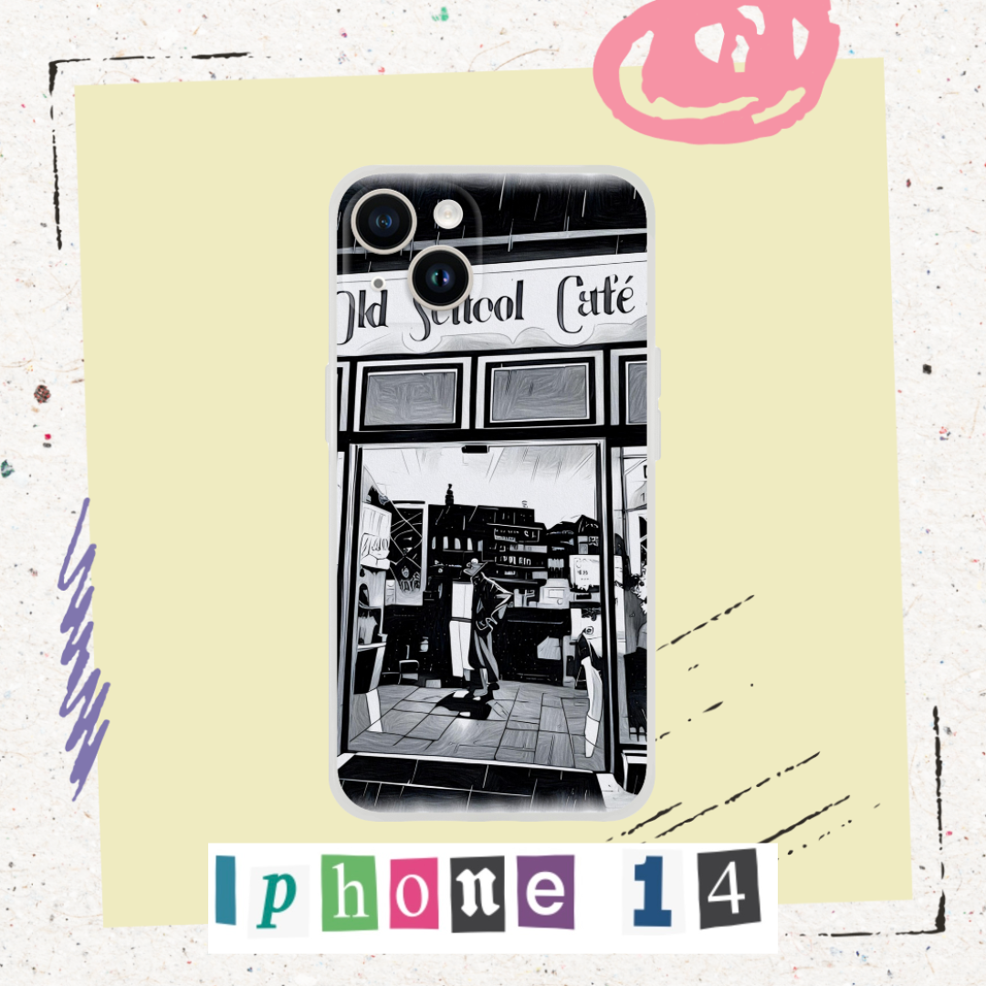 Coque Iphone "Old School Café" - L'Esprit Rétro Gourmand