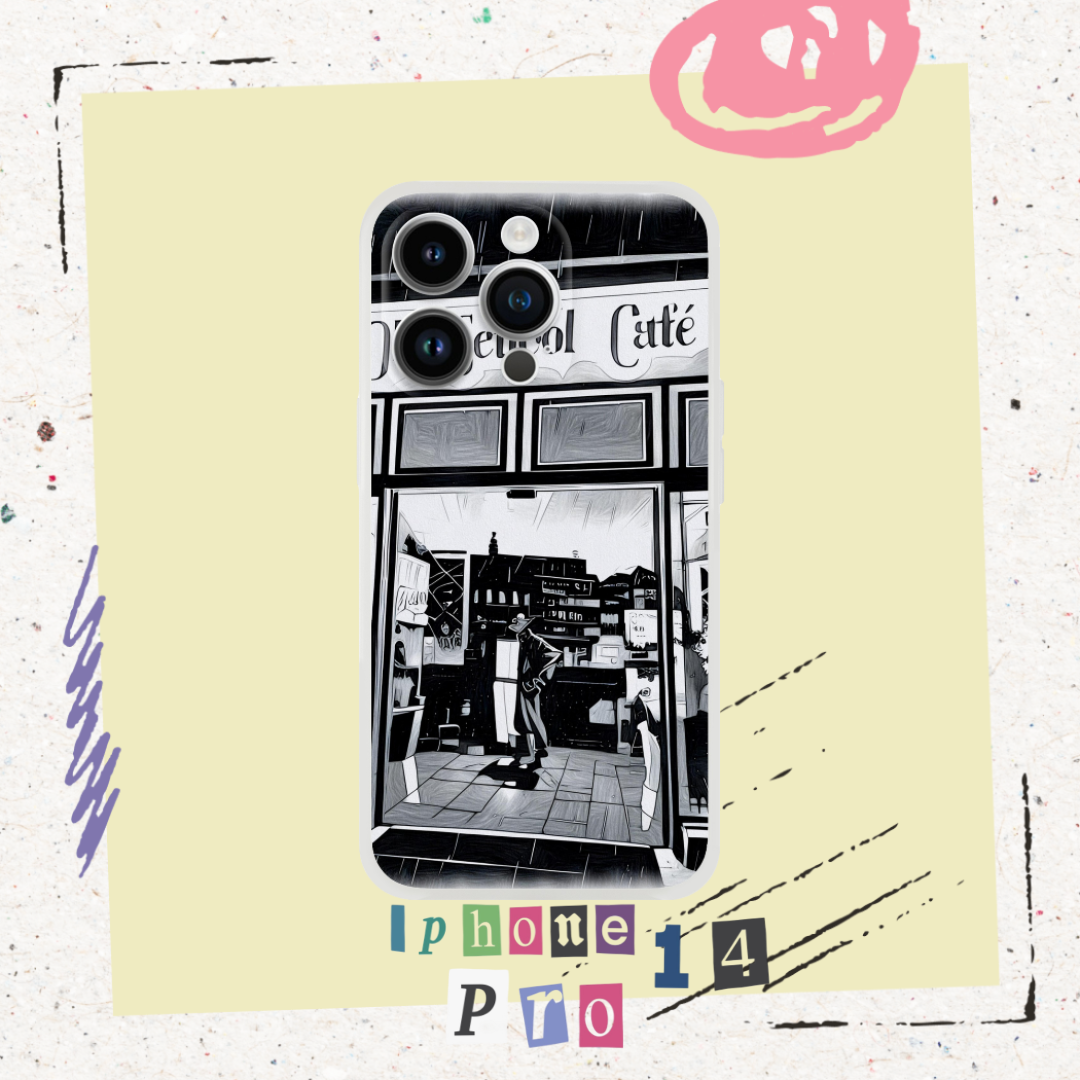 Coque Iphone "Old School Café" - L'Esprit Rétro Gourmand