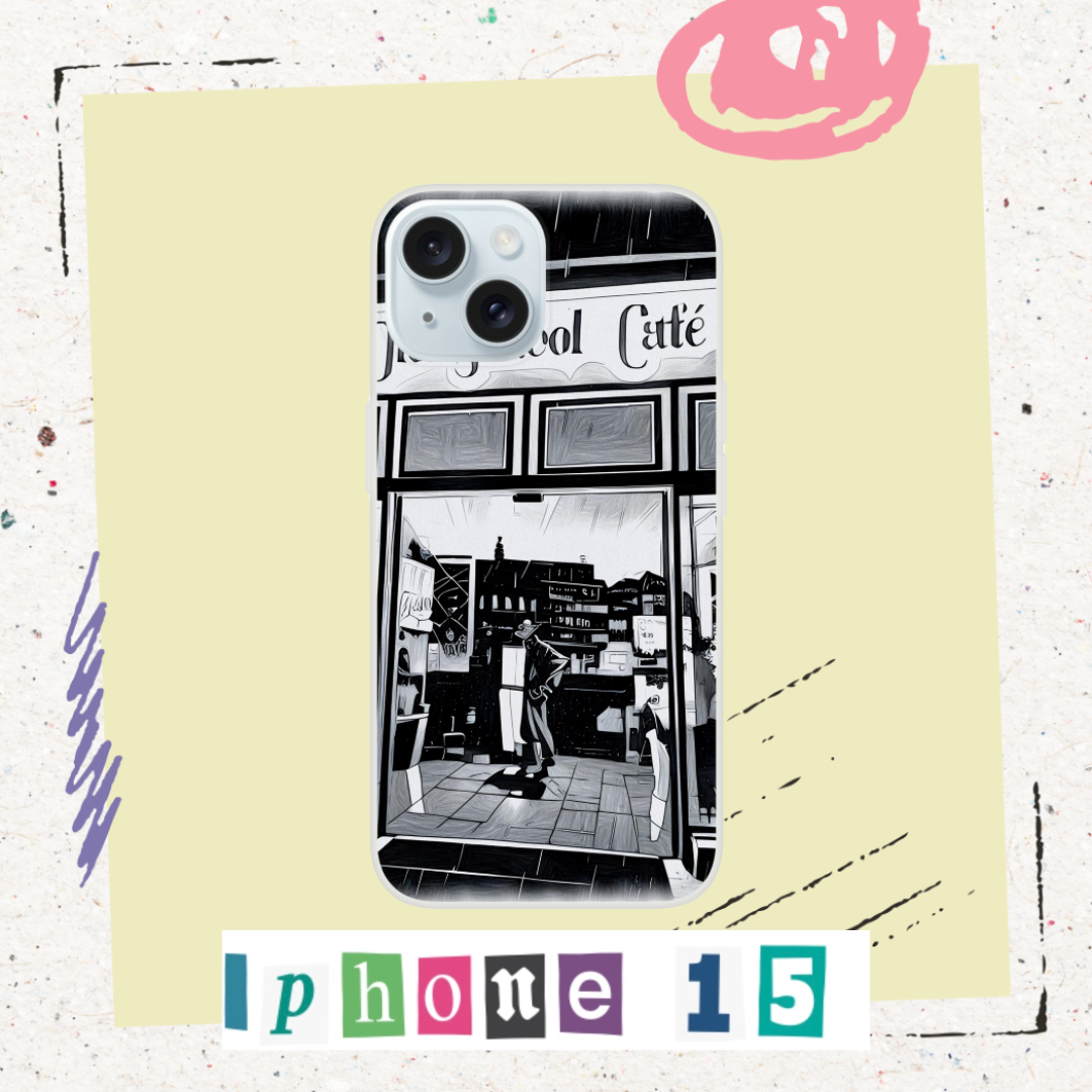 Coque Iphone "Old School Café" - L'Esprit Rétro Gourmand