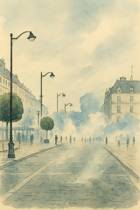 Protest in Rennes: Marko’s Day Seen from Place Sainte-Anne