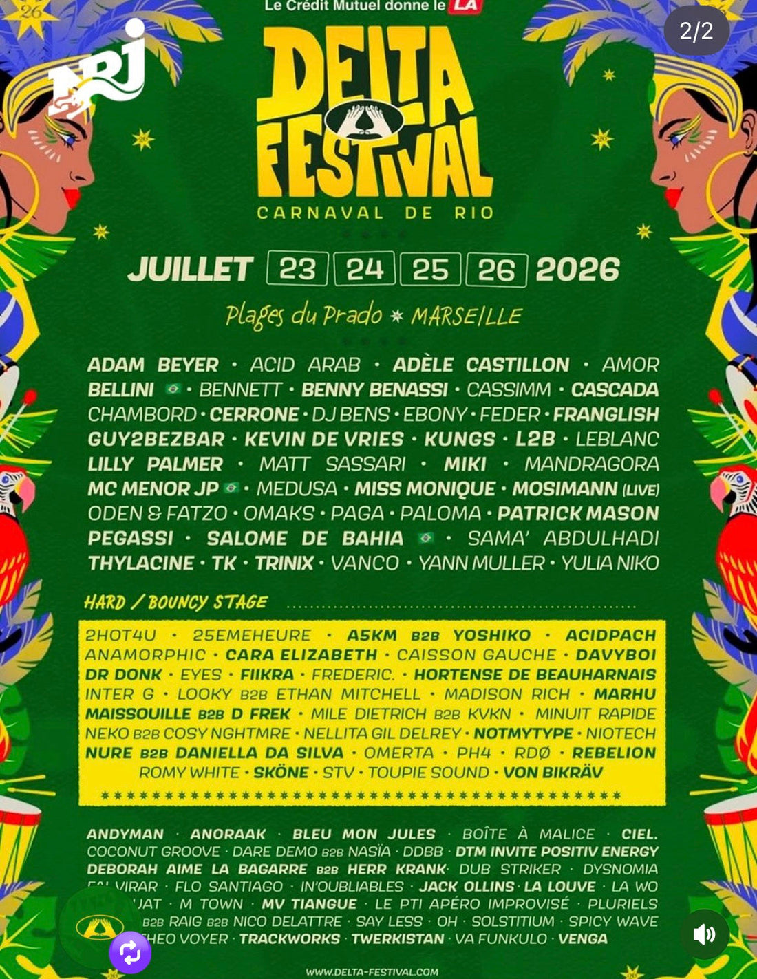 Marseille : au Delta Festival 2026, l’électro mène la danse… mais le rap impose sa voix