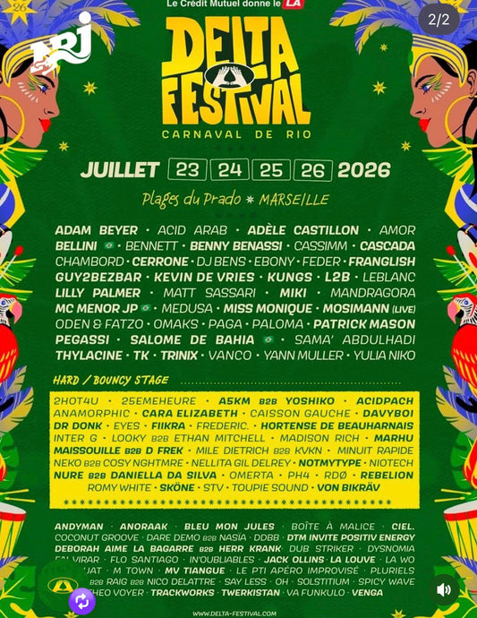 Marseille : au Delta Festival 2026, l’électro mène la danse… mais le rap impose sa voix