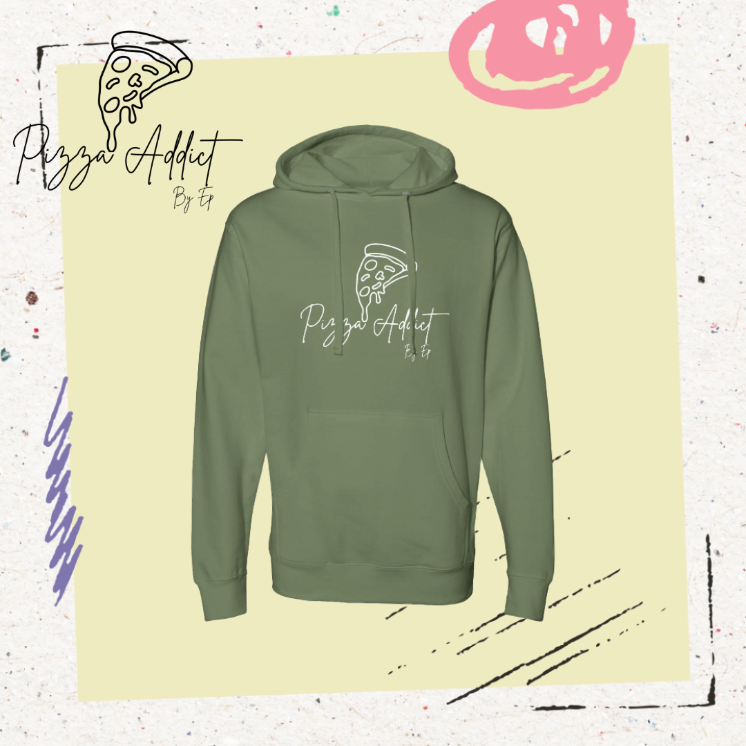 Sweat-shirt à capuche Pizza Addict