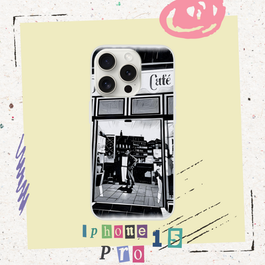 Coque Iphone "Old School Café" - L'Esprit Rétro Gourmand
