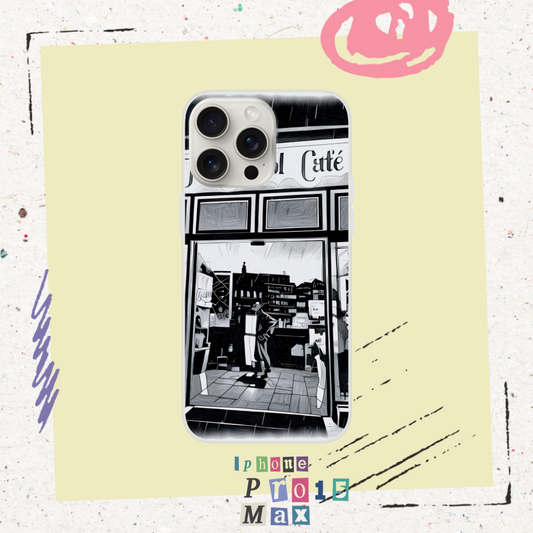 Coque Iphone "Old School Café" - L'Esprit Rétro Gourmand
